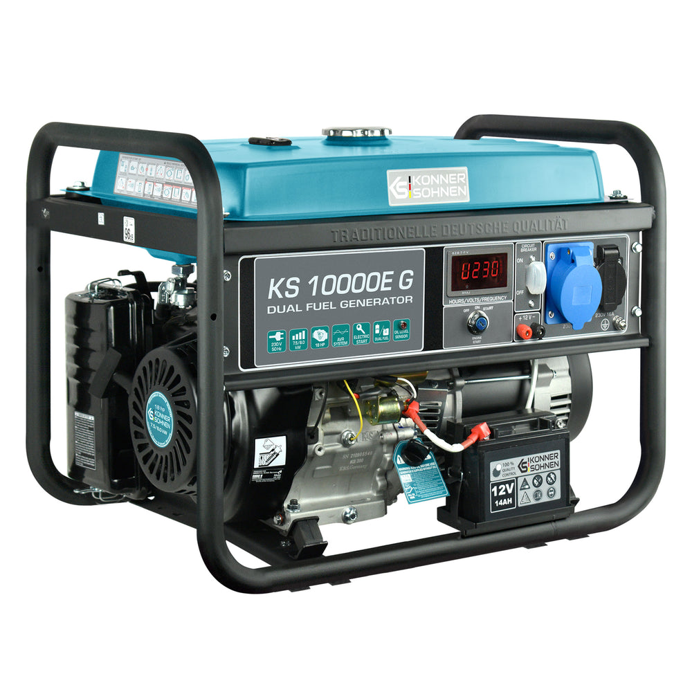 LPG/bensingenerator "Könner & Söhnen" KS 10000E G