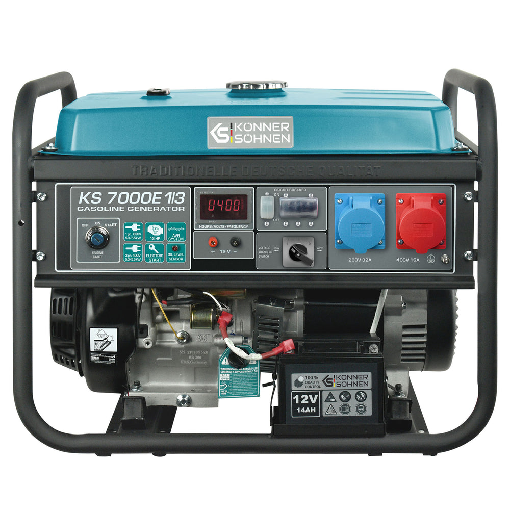 Generador de gasolina "Könner & Söhnen" KS 7000E 1/3