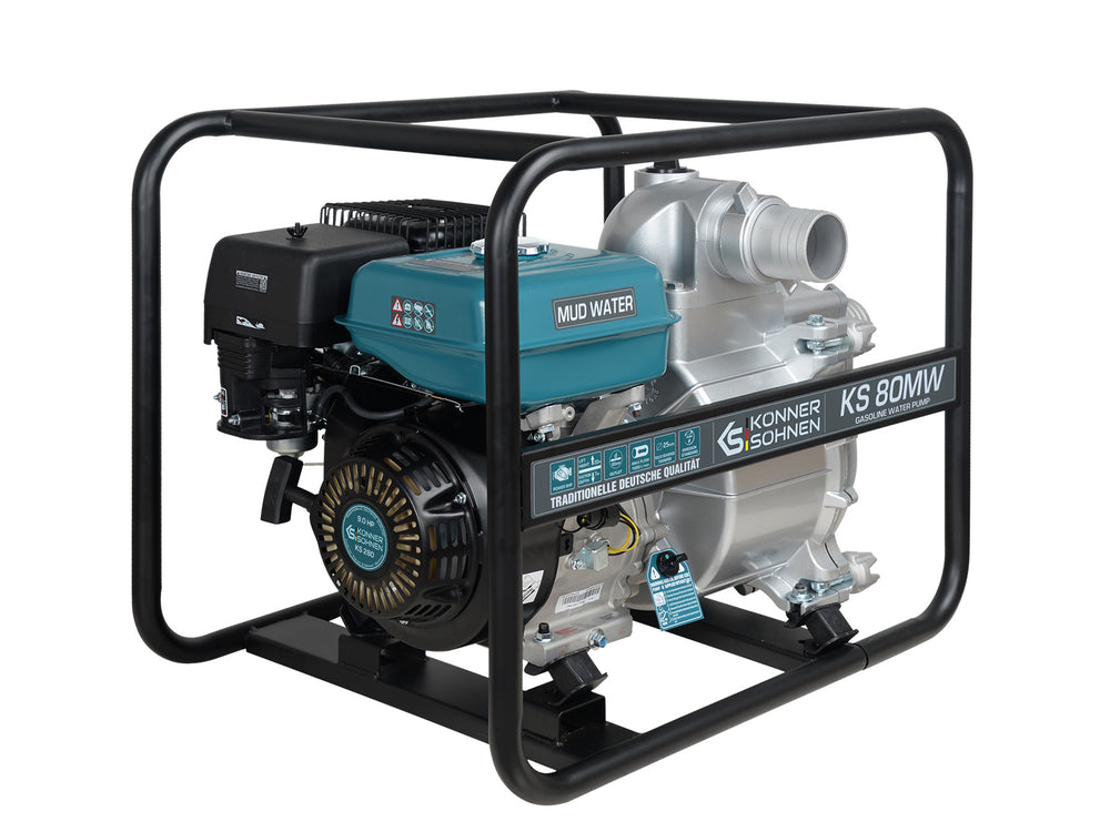 Bomba de motor para agua fangosa KS 80MW