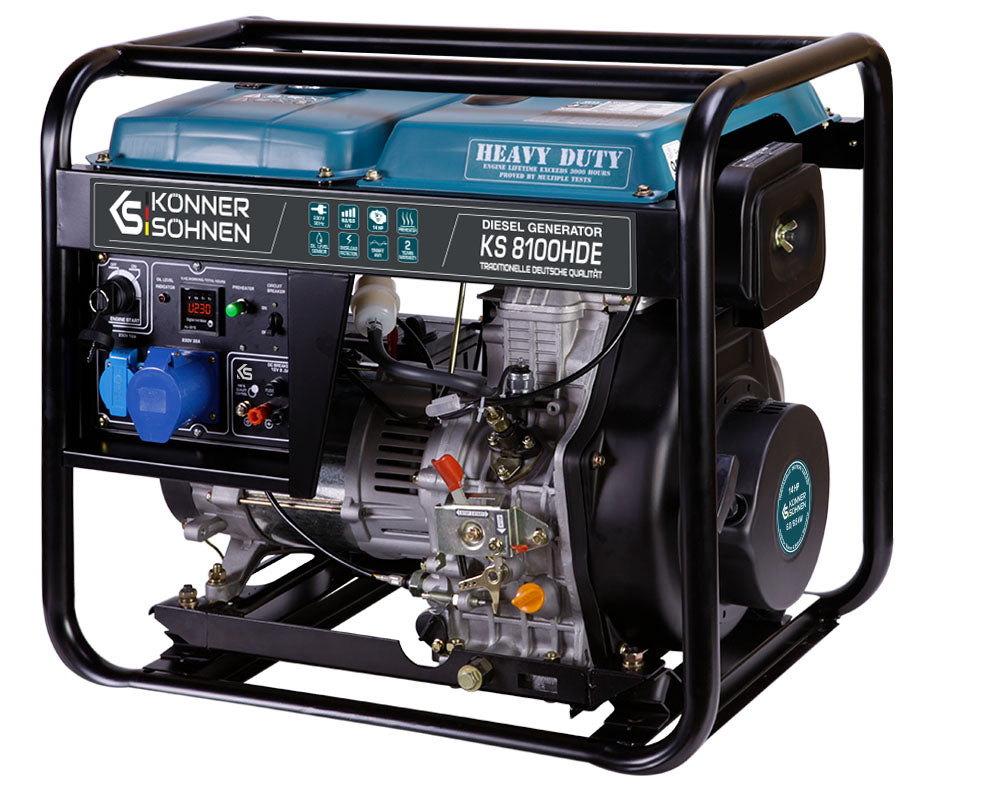 Diesel generator "Könner & Söhnen" KS 8100HDE (EURO V)