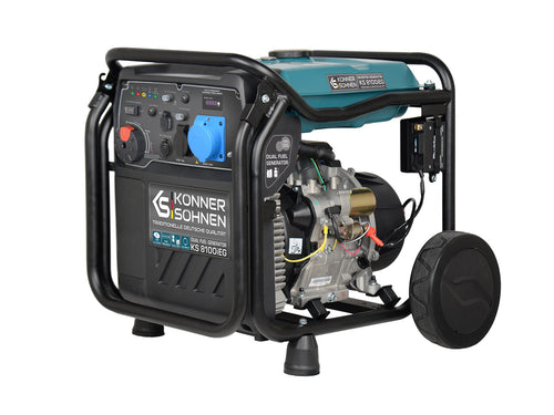 Invertorový generátor na LPG/benzín KS 8100iEG