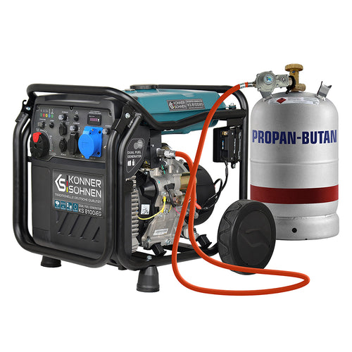 Invertorový generátor na LPG/benzín KS 8100iEG