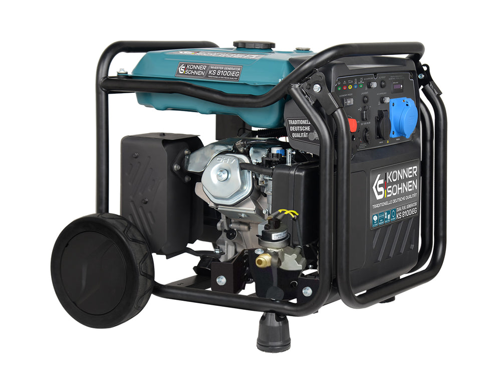 Generador inverter híbrido de gas/gasolina KS 8100iEG
