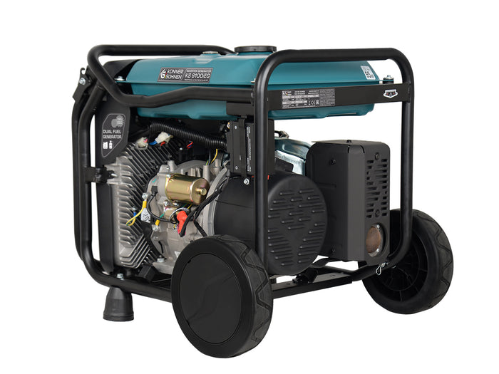 Generador inverter híbrido de gas/gasolina KS 8100iEG