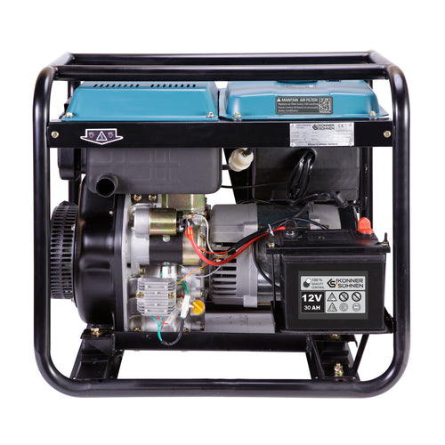 Gerador a diesel "Könner & Söhnen" KS 9100HDE-1/3 ATSR (EURO V)