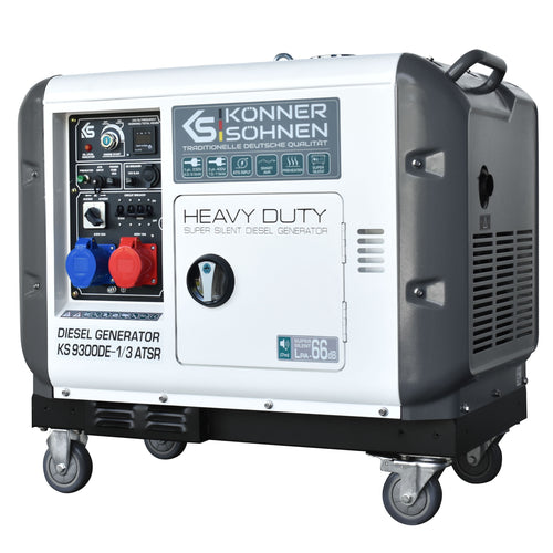 Gerador a diesel "Könner & Söhnen" KS 9300DE-1/3 ATSR (EURO V)