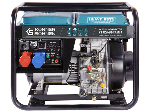 Gerador a diesel "Könner & Söhnen" KS 8100HDE-1/3 ATSR (EURO V)