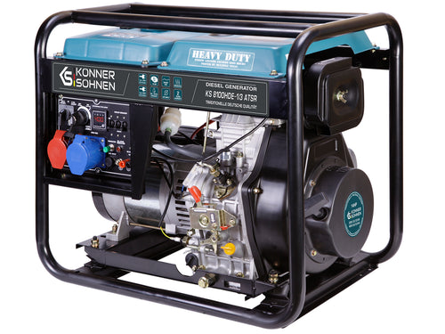 Gerador a diesel "Könner & Söhnen" KS 8100HDE-1/3 ATSR (EURO V)